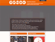 Tablet Screenshot of matkeane.com